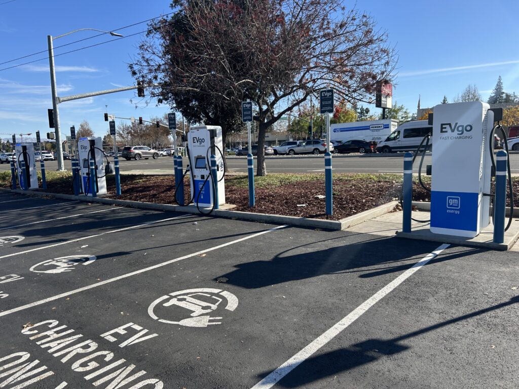 EV charging parking after